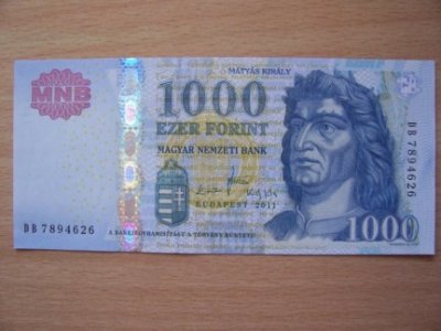 obrázok k predmetu Madarsko  1000 Forin