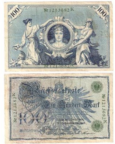 obrázok k predmetu 100 mark 1908