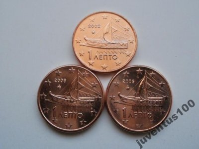 obrázok k predmetu Grécko 3 x 1 cent 20
