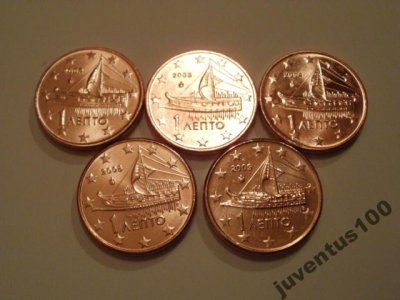 obrázok k predmetu Grécko 5 x 1 cent  2