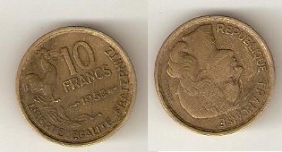 obrázok k predmetu 10 franc 1953
