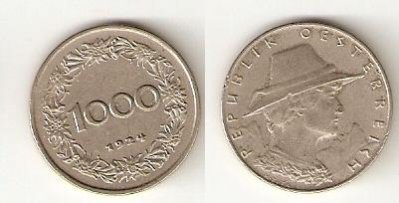 obrázok k predmetu 1000 groschen 1924