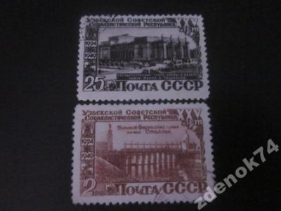 obrázok k predmetu ZSSR 1950 Mi 1433 a 