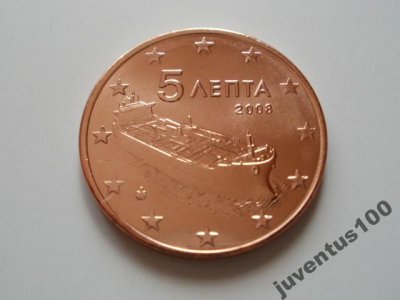 obrázok k predmetu Grécko 5 cent 2008 U