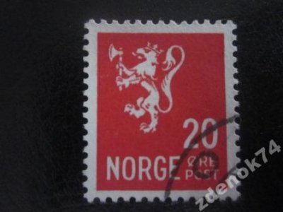 obrázok k predmetu Norsko 1937 Mi 184 r