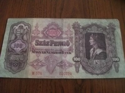 obrázok k predmetu 100 pengő 1930