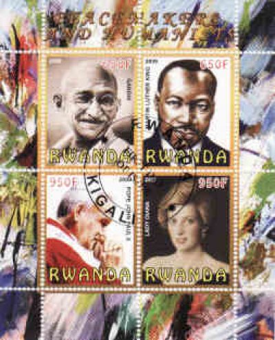 obrázok k predmetu Rwanda,Gandhi, M.L.K