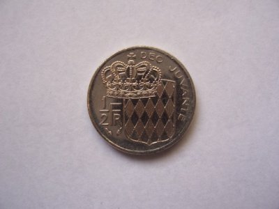 obrázok k predmetu Monaco 1/2 Franc 198
