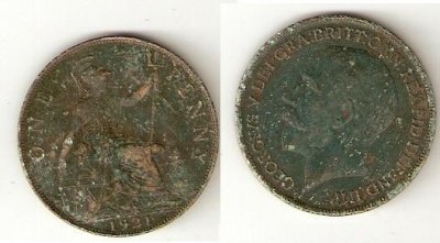 obrázok k predmetu one penny 1921