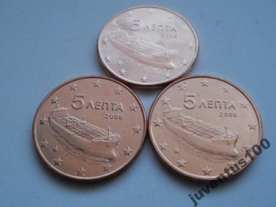 obrázok k predmetu Grécko 3 x 5 cent 20
