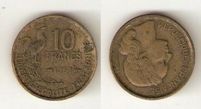 obrázok k predmetu 10 franc 1951