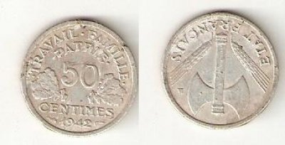 obrázok k predmetu 50 centisimes 1942