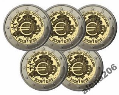 obrázok k predmetu 5x2 € pam. minca Ne