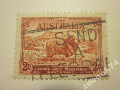 obrázok k predmetu Austrália 1934 Mi 12