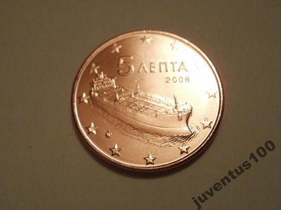 obrázok k predmetu Grécko 5 cent 2006,U