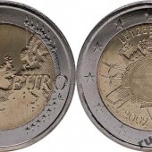 predmet Pamätná 2 euro Luxem  od aneskaceska