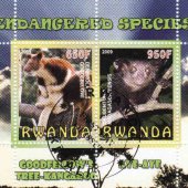 zberateľský predmet Rwanda, fauna  vyrobil aneskaceska