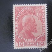predmet Liechtenstein 1912 M  od lomonosov