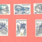 predmet znamky L80 az L85 **  od lomonosov