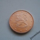 zberateľský predmet Fínsko 1 cent 2003,U  vyrobil borivoj