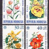zberateľský predmet INDONÉZIA 1965-66, *  vyrobil jrac