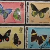 náhľad k tovaru Belize motýle 1974-7
