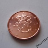 tovar Fínsko 1 cent 2007 U  vyrobil lotrinsky