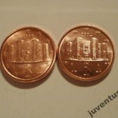 zberateľský predmet Taliansko 1 cent 200  vyrobil lotrinsky